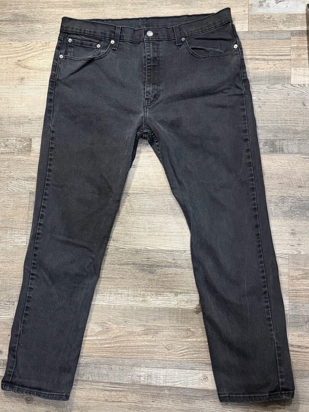 Levi's 502 Men's Black Straight Jeans